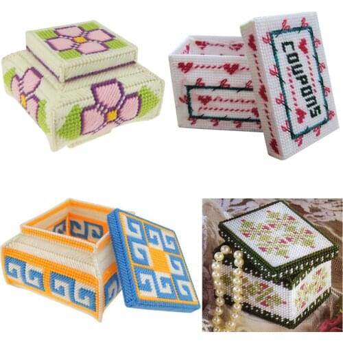 Embroidery storage bagDIY 3D cross-stitch,Has been cut,storage box,Jewelry box,chinese cross stitch Z20
