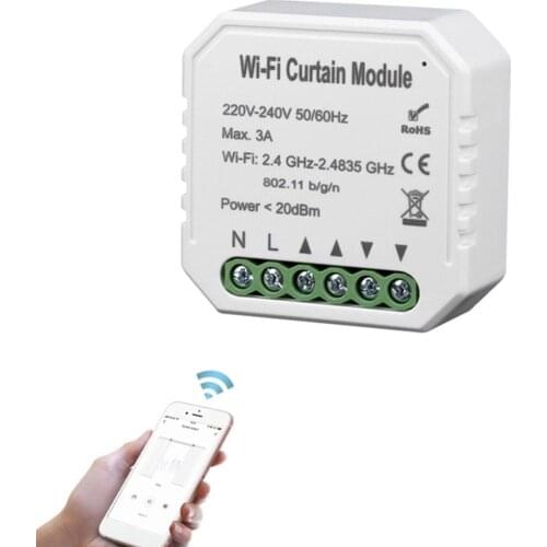 Tuya Smart Zigbee 3.0 Curtain Switch Module for Roller Shutter Blind Motor DIY Smart Home by Google Assistant Alexa Zigbee2Mqtt