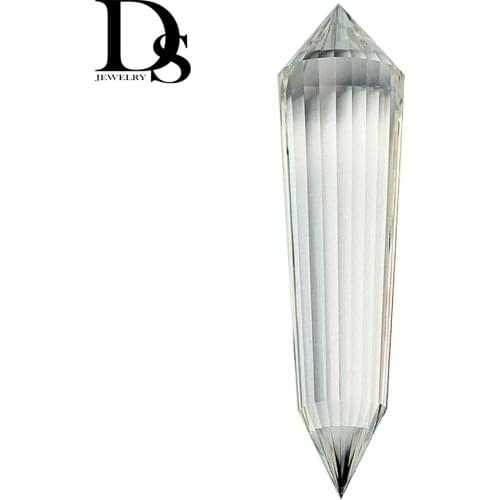 Hight Quality 12 Sided Clear Vogel Style Quartz Crystal Wand 24 Sided Double Point Wand Inspired Spiritual Reiki Healing Crystal