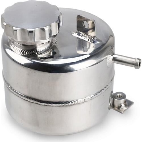 Top Grade Polished Alloy Radiator Coolant Water Overflow Expansion 2.5L Tank For MINI Cooper S Convertible R52 R53 2002-2008