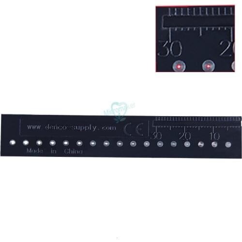 1pcs Dental Instruments Endo Rulers gutta percha measering ruler Span Measure Scale Endodontic dental materials dental tools