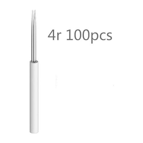 100pcs for manual pen Semi permanent makeup manual fog pen needle r4 microblading eyebrow pen needles Round 4 free shipping