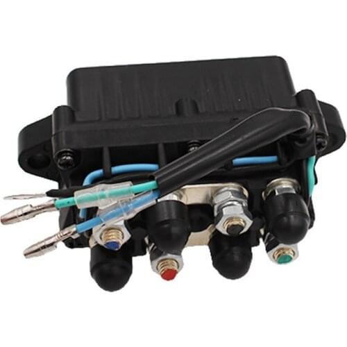 12V Trim Tilt Outboard Relay 120A Assy Boat Motor Fit Replacement 6H1-81950-00 For Yamaha Power Aluminum Waterproof 3 Pin Direct