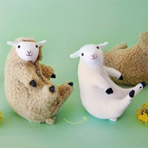 16CM Lovely Sheep Doll Toys Baby Soft Plush Animals Funny Doll Simulation Lamb Children Halloween Christmas Gift Toy
