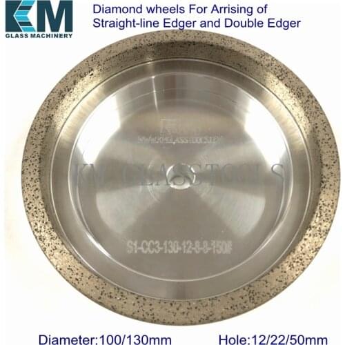 S15-CC3/Diamond wheels 130(or100)mm-W8x8 for Arrising of Straight-line Edger; Miter Machine; Double MC