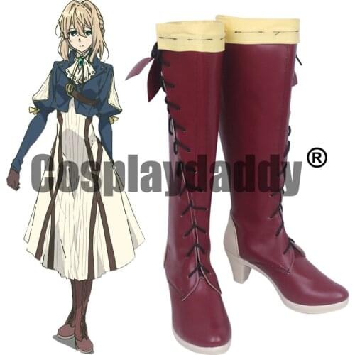 Violet Evergarden Auto Memories Doll 2018 New Anime Cosplay Boots Shoes S008