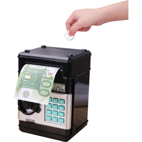 Automatic Electronic Piggy Bank Atm Password Money Box Saving Box Childrens Financial Early Education Toys Christmas Gift