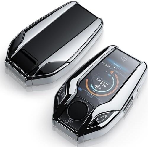 TPU Car Fully Key Case LED Display Key Cover Case for BMW 5 7 series G11 G12 G30 G31 G32 i8 I12 I15 G01 X3 G02 X4 G05 X5 G07 X7