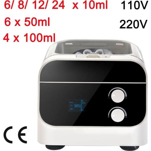 4000rpm Blood Centrifuge Prp Plasma Centrifuge Machine Digital Medical Centrifuge Lab 10ml 50ml 100ml Centrifuge Tube 220v 110V