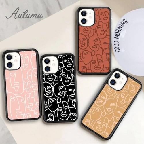 Familiar Faces Phone Case for iPhone 11 12 Pro Max mini X XR XS SE 2020 5 6S 7 8 Plus Samsung Galaxy S8 S9 S10 Cover shell
