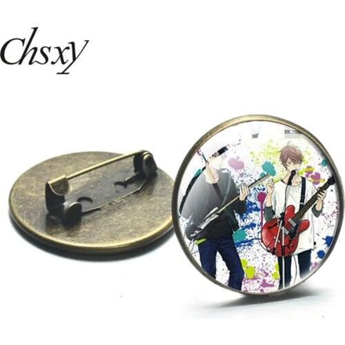 CHSXY Anime GIVEN Pin Characters Small Decoration Art Photo Brooch Cute Fashion Decorative Brooch Charm Metal Pin Badge For Fans
