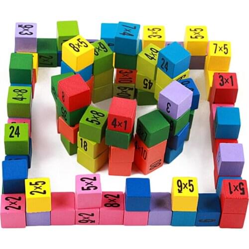 Kids Board Game Wooden Count 99 Multiplication Table Math Arithmetic Teaching Toy for Children Education Board Game Gift