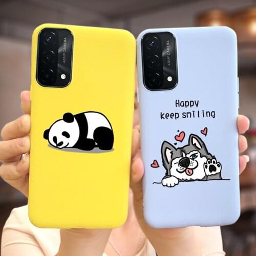 For Oppo A74 Case CHP2219 2021 New Fashion Cute Candy Painted Cover Silicone Soft Slim Fundas For Oppo A74 A 74 Phone Cases Bags