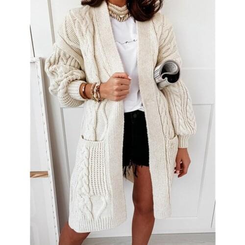 Fashion Solid Cardigans Basic Jackets Women Jumper Long Coat Women Cardigan Ropa Mujer Ladies Knitted Sweater Woman Clothes