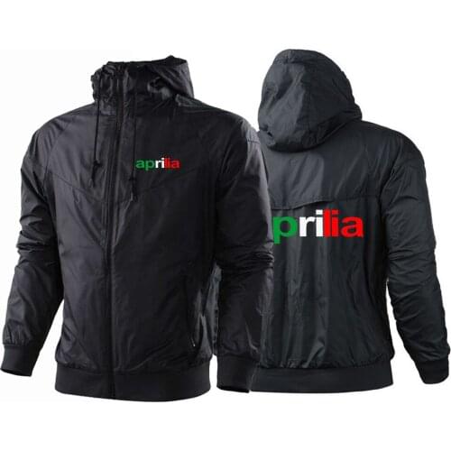 Motorcycle Aprilia 2021 New Printing Mens Sports Sweatshirt Cardigan Streetwear Hoodies Zipper Patchwork Harajuku Coat Jackets