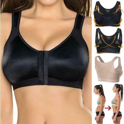 Women Body Shaper Slimming Underwear Posture Corrector Shapewear Tops Back Support Seamless Underwear Corset Women Bras Tops
