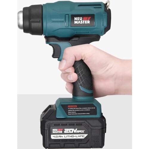 Lithium Battery Hot Air Gun Portable Baking Gun Wireless Gun Plastic Sticker Heat Shrinkable Film Cordless Welding