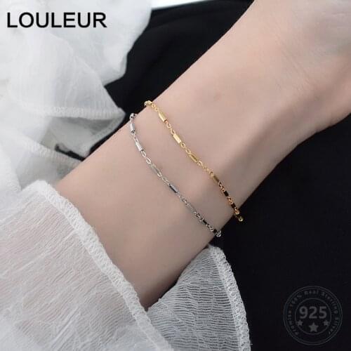 Золотые браслеты Louleur China At AliExpress