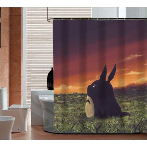 New Arrive free shipping My neighbor totoro Personalized Custom Shower Curtain Bath Curtain beautiful MORE SIZE SQ0420-ZHH