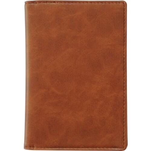 Korea Style Men Passport Cover Business Travel Cover for Passport Multifunctional PU Leather Passport Holder Credit Card Case