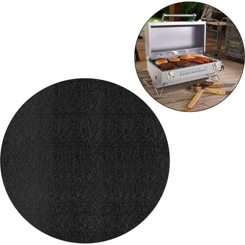 Fireproof Round Fire Pit Mat Heat Insulation Protects Deck Fire Resistant Pad for Outdoors Gas Fire Pit Pad