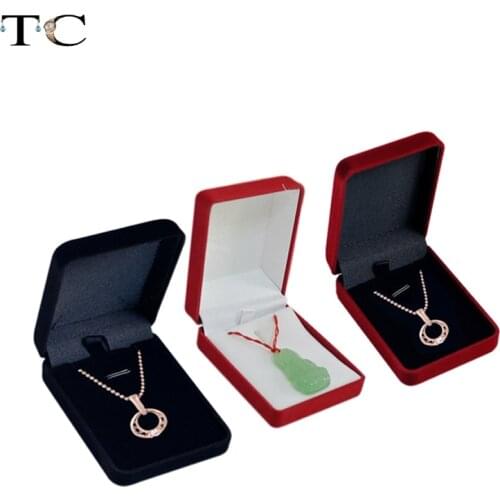 Wholesale 3 Color Velvet Earrings Pendant Box Jewelry Display Storage Case Gift Boxes