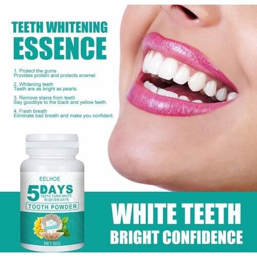 Teeth Whitening Essence Powder Clean Oral Hygiene Whiten Teeth Remove Plaque Stains Remove Bad Breath Dental Tools