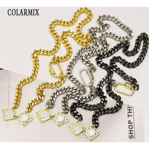 5 strands San Benito necklace Charm collar necklace chocker necklace for women religion jewelry fashion jewels gift 9655