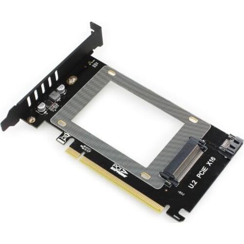 PCIE X16-U.2 SFF-8639 Expansion Card U2X16 Pci-express 3.0 4x X16 to U.2 NVMe PCIe SSD PCI-e to Card m2 NGFF 2.5 'SSD Adapter
