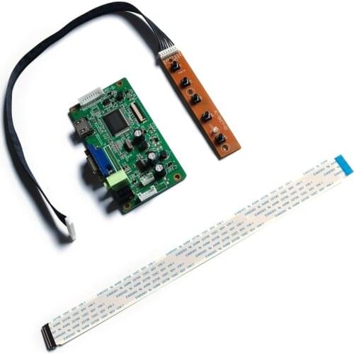 Fit N116BCA/N116BGE/N133BGA/N133BGE/N133BGG VGA matrix 1366*768 30 Pin eDP LED/LCD monitor controller board DIY kit
