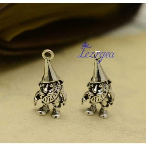 25pcs/lot--22X11mm, Dwarfs charms, Antique silver plated 3D Dwarfs pendant/charms,DIY supplies, jewelry making