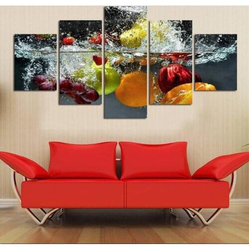 Full Square/Round Drill 5D DIY Diamond Painting fruit "5 pieces still life"Diamond Embroidery Cross Stitch kits home decor gift