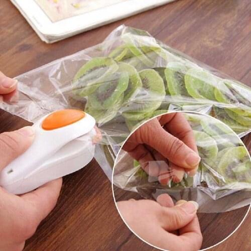 Portable Mini Bag Clips Home Electric Heat Sealing Machine Ceramic Food Snacks Bag Sealer Capper For Packing Plastic Bag Clips