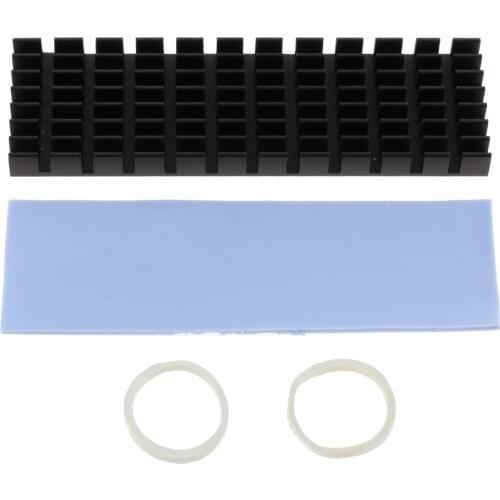 1 Pc PCIe M.2 SSD 2280 Heatsinks Radiator Laptop PC Memory Cooling Fin Heat Dissipation Radiator Promotion Aluminium Alloy