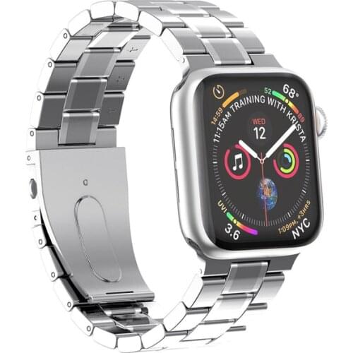 For Apple Watch stainless steel strap 6 5 4 3 SE strap 38 mm 42 mm 40 mm 44 mm ultra-thin strap iWatch series strap metal strap