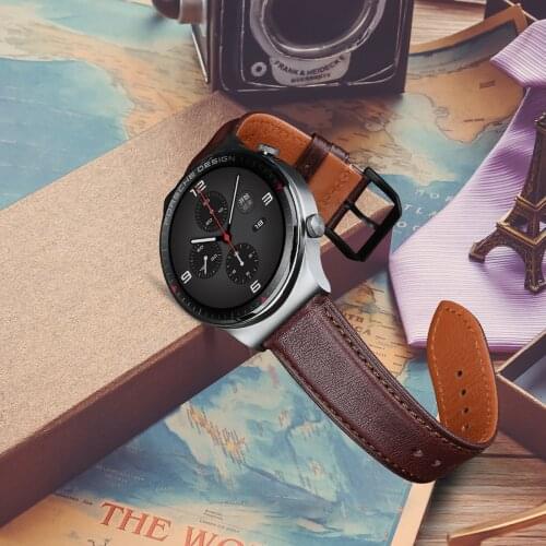 MAIKES New Leather Watchband Black Brown Italian Cowhide Watch Strap 18mm 20mm 22mm Quick Release Watch Band Belt Loop Handmade