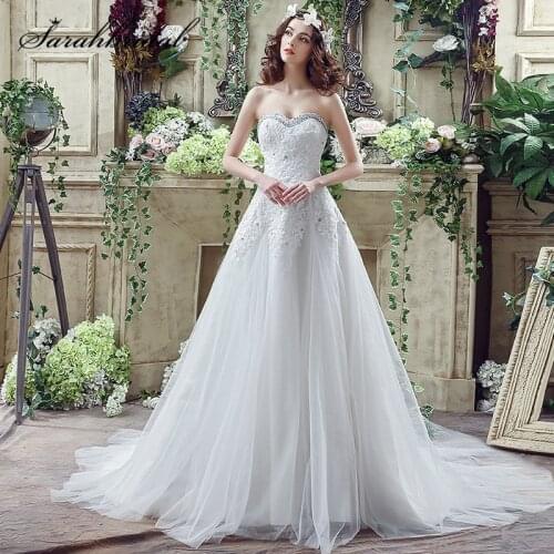 Sarahbridal Long Wedding Dresses