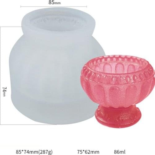 Silicone Mold 3d flowerpot Home Decor Tool Succulent Mini Flowerpot Mold European Retro Vapor Concrete Silicone Mould 10361252