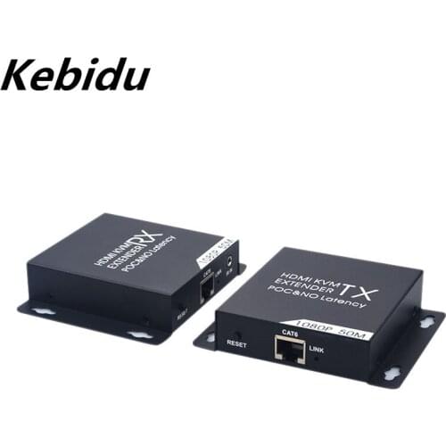 Extender KVM 50M HDMI Extender IR HDMI KVM Extender by CAT5e/6 TCP/IP Full HD Support 3D, HDCP, EDID
