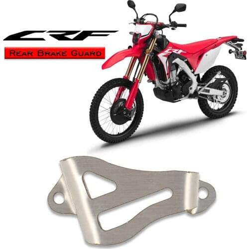 Rear Brake Guard For HONDA CRF450L CRF 450 L CRF 450L 2019 - 2020 Motorcycle Rear Brake Caliper Cover Guard Protector Protection