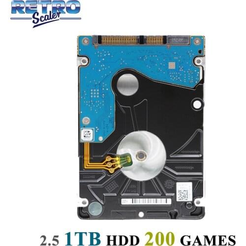2.5" 1TB SATA Hard Disk Drives HDD with 200 ps2 Games for PS2 Game Console
