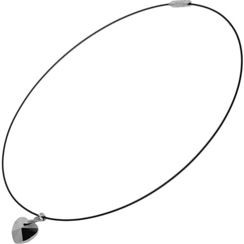 20Pcs Stainless Steel Choker Memory Wire Necklace Collar Cord DIY Findings