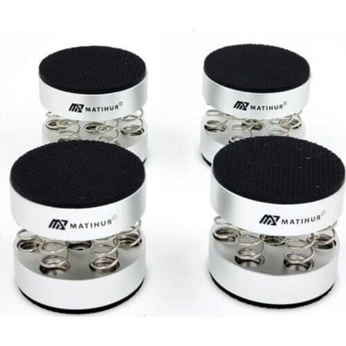 4pcs/8pcs upgrade MATIHUR Audiophile shock spikes spring damping pad HIFI Stand Feet speaker spike audio CD amplifier foot pad