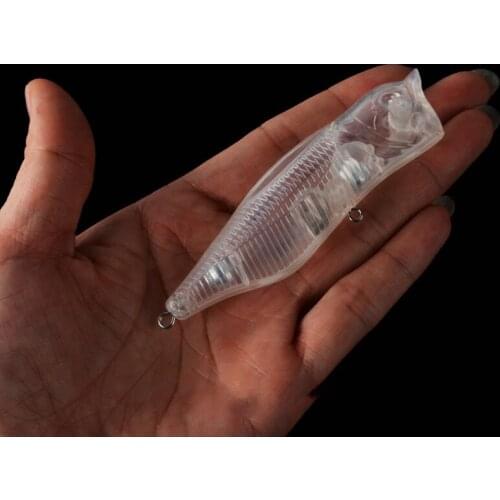 9.2CM/14.20G 20pcs Blank Nude Baits Crankbait Minnow Pencil Popper Bait Unpainted Lure Bodies Fishing Bait Fishing Gear