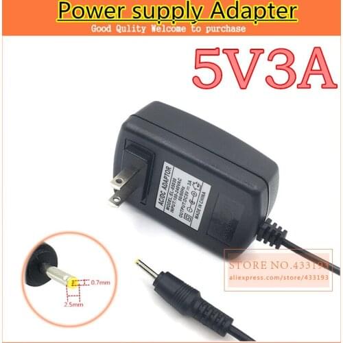 AC/DC 5V3A adapter Power Supply for Quad Core Tablet Ampe A10 Ainol Hero II Spark Sanei N10 Ramos W30HD Pro T7s T10s M9