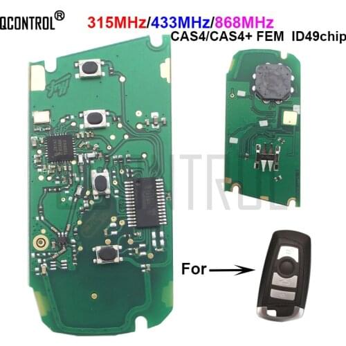 QCONTROL Car Remote Control Smart Key Circuit Board for BMW 1 3 5 7 Series CAS4 System Auto Vehichle Alarm Keyless Fob