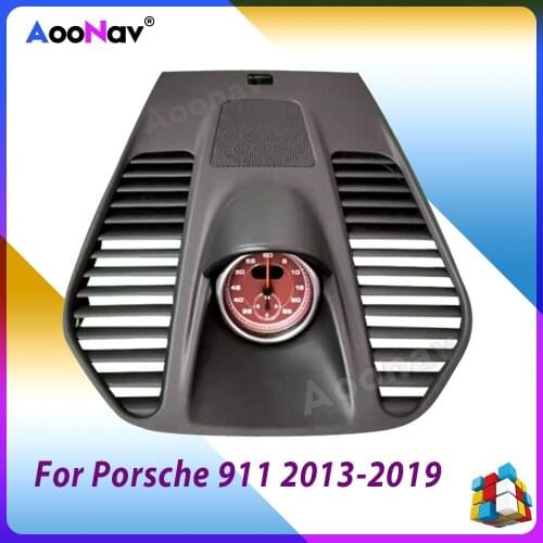 Car Stopwatch For Porsche 911 2013-2019 Car Interior Dashboard Clock Decoration Clock Compass Electronic Time