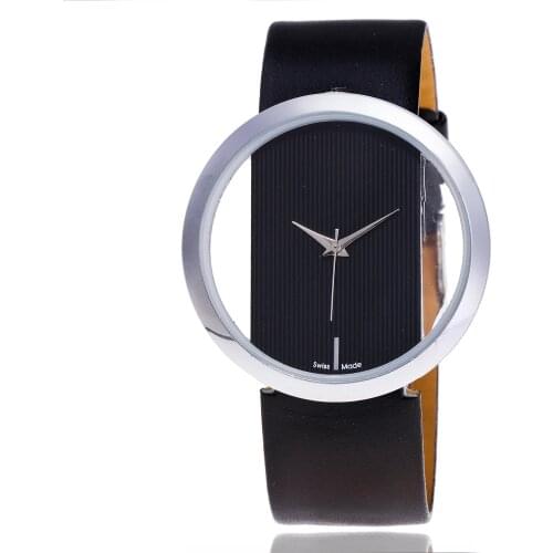 2020 New Fashion Watch Women Brand Luxury Quartz Wristwatch Unique Stylish Hollow out Skeleton Leather Ladies Watches Relogio