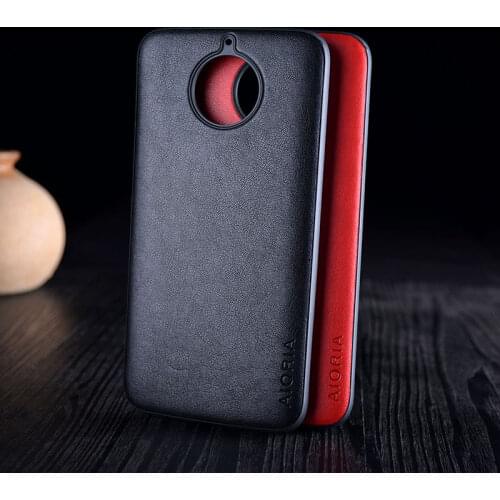 Case for Motorola Moto G6 G7 Plus coque Luxury Vintage Leather with silicone cover for moto g7 g6 plus case funda capa