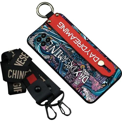 Phone Case For Xiaomi Mi 10 Lite / Mi 10 Youth 5G Anti-dust Cover Dirt-resistant Wrist Strap Silicone Case